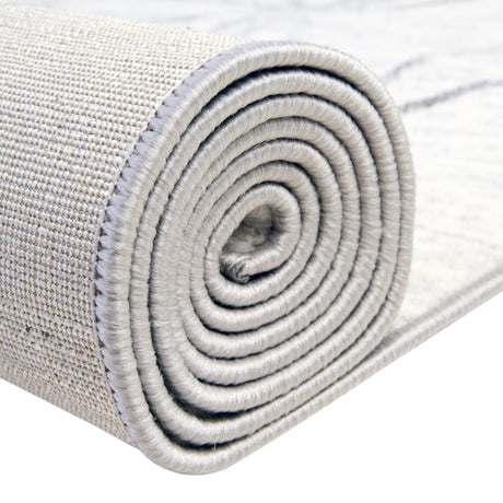 White 9' x 12' 2 Matrix Trellis Rectangle Area Rug 100% Polyester Geometric Pattern Modern Carpet for Living, Dining, Bedroom, Office for Sale at Rug Engine