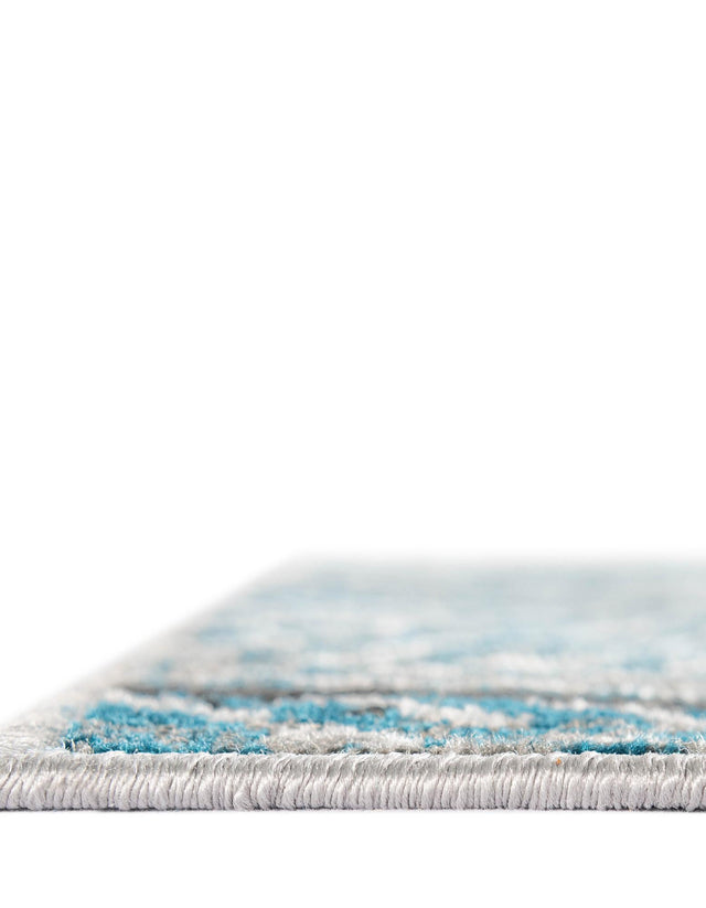 Gray Blue 4' 1 x 6' 1 Valencia Rectangle Area Rug Modern Abstract Durable Carpet for Living Room, Dining, Office, Bedrooms, Dorm Rooms for Sale at Rug Engine