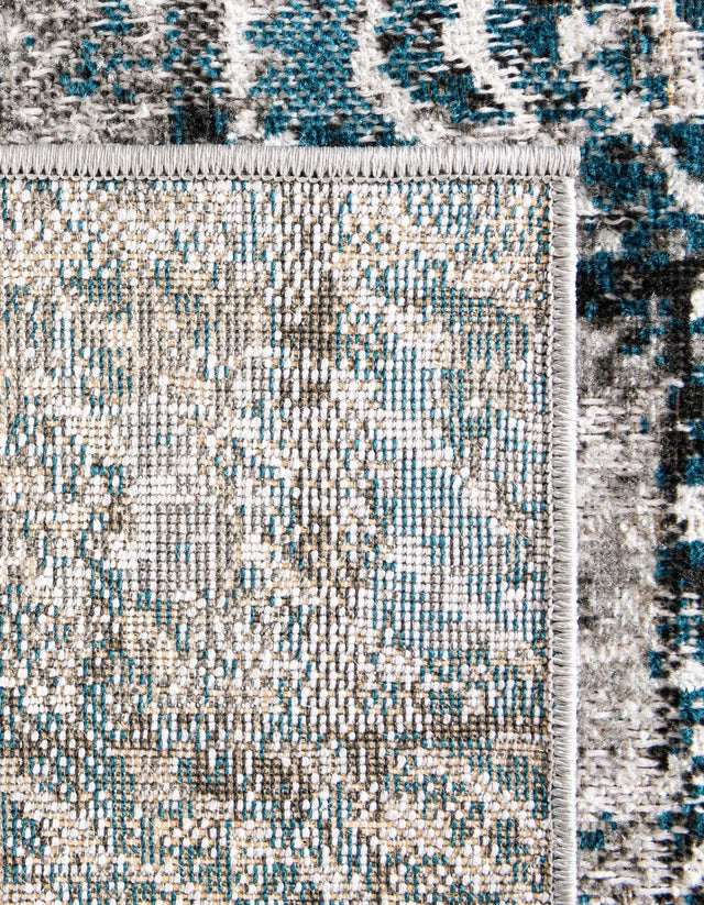 Gray Blue 5' 3 x 8' Valencia Rectangle Area Rug Modern Abstract Durable Carpet for Living Room, Dining, Office, Bedrooms, Dorm Rooms for Sale at Rug Engine