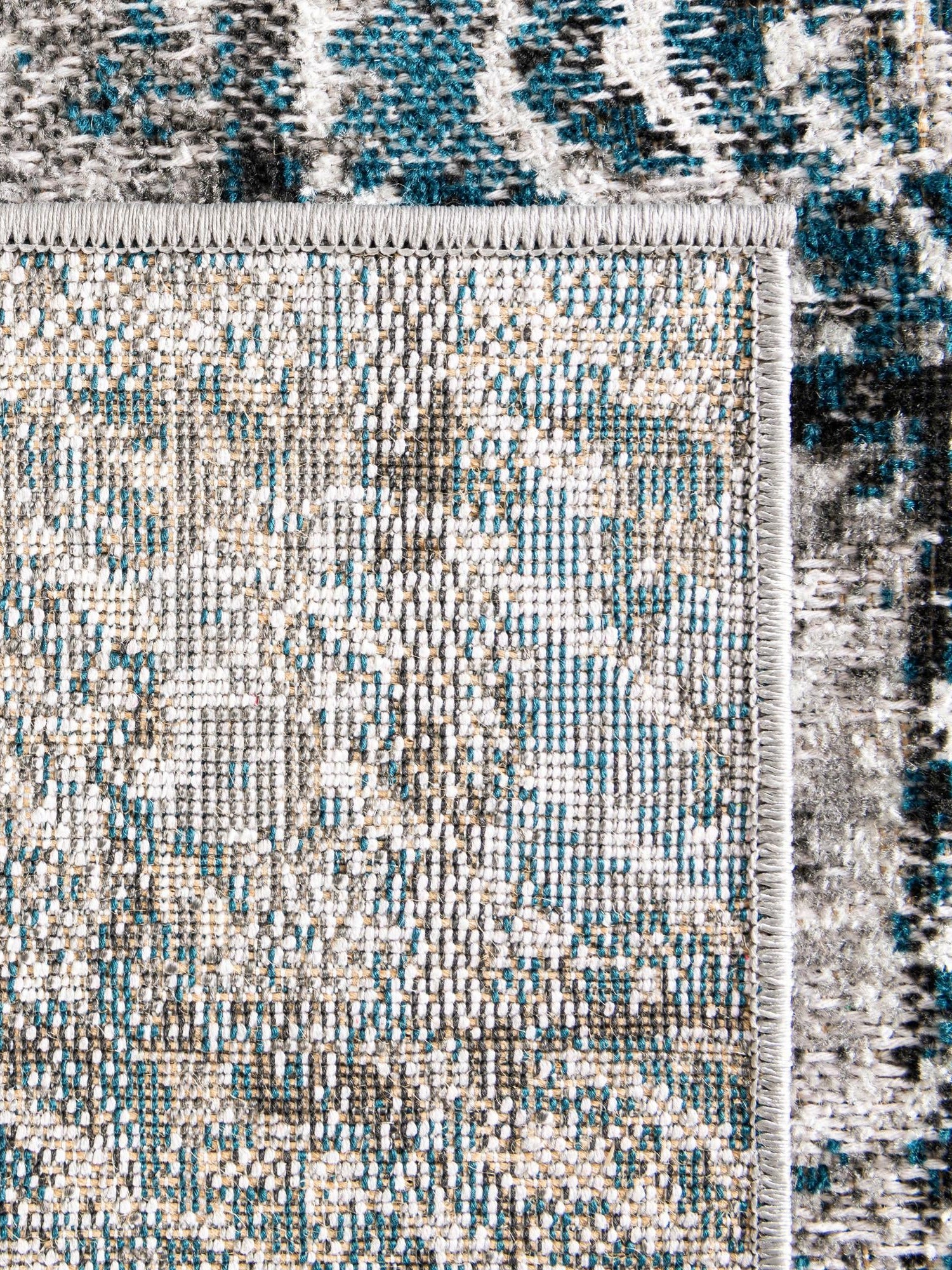 Gray Blue 7' 10 x 10' Valencia Rectangle Area Rug Modern Abstract Durable Carpet for Living Room, Dining, Office, Bedrooms, Dorm Rooms for Sale at Rug Engine