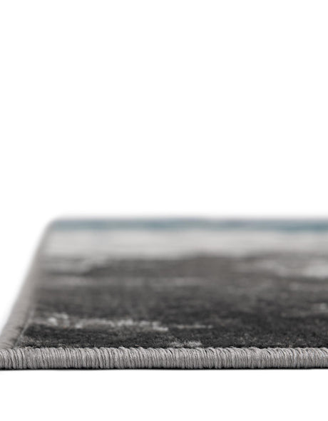 Gray 5' 3 x 8' Valencia Rectangle Area Rug Modern Abstract Durable Carpet for Living Room, Dining, Office, Bedrooms, Dorm Rooms for Sale at Rug Engine