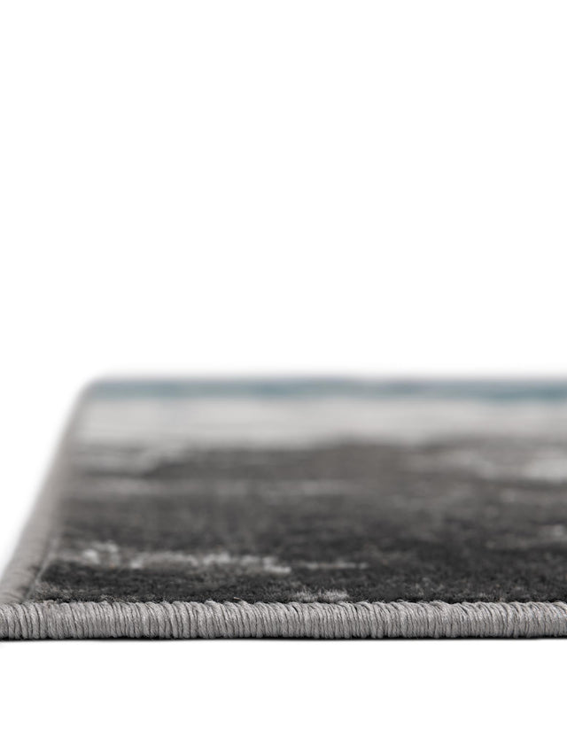 Gray 9' x 12' Valencia Rectangle Area Rug Modern Abstract Durable Carpet for Living Room, Dining, Office, Bedrooms, Dorm Rooms for Sale at Rug Engine