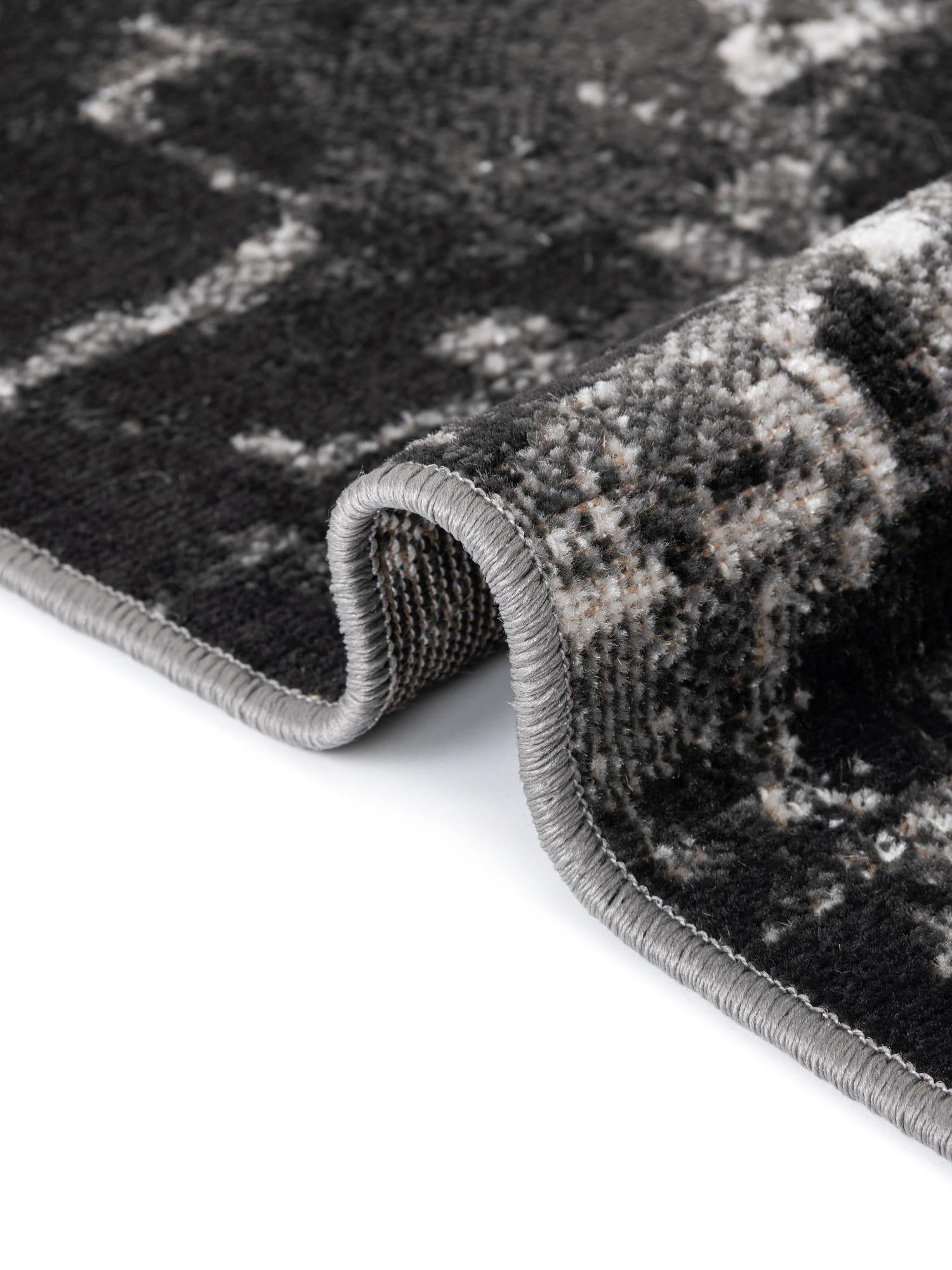 Gray 7' 10 x 10' Valencia Rectangle Area Rug Modern Abstract Durable Carpet for Living Room, Dining, Office, Bedrooms, Dorm Rooms for Sale at Rug Engine