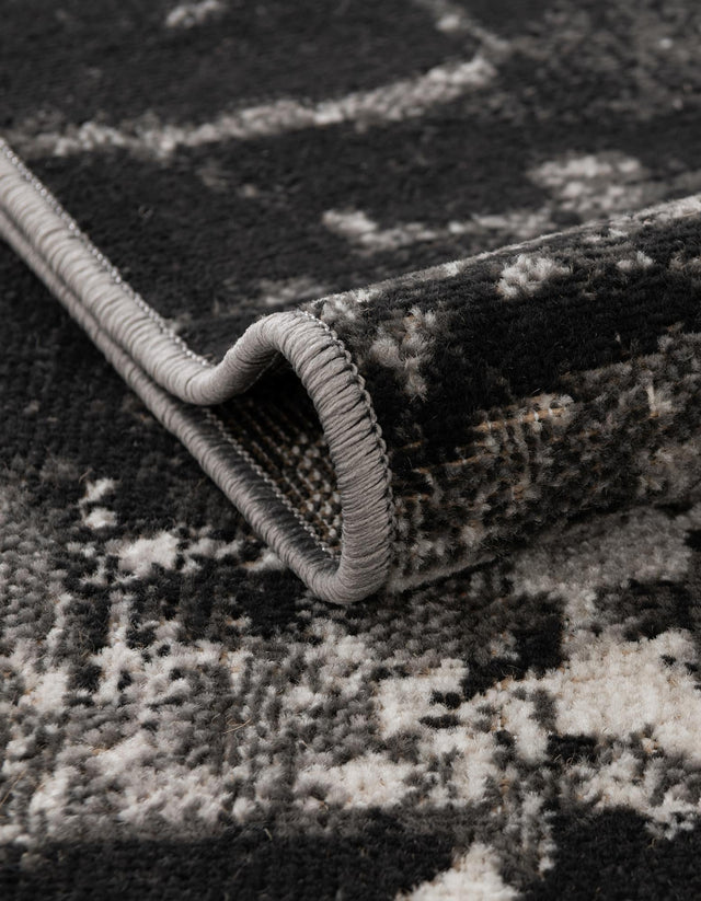 Gray 2' x 6' 1 Valencia Runner Area Rug Modern Abstract Durable Carpet for Living Room, Dining, Office, Bedrooms, Dorm Rooms for Sale at Rug Engine