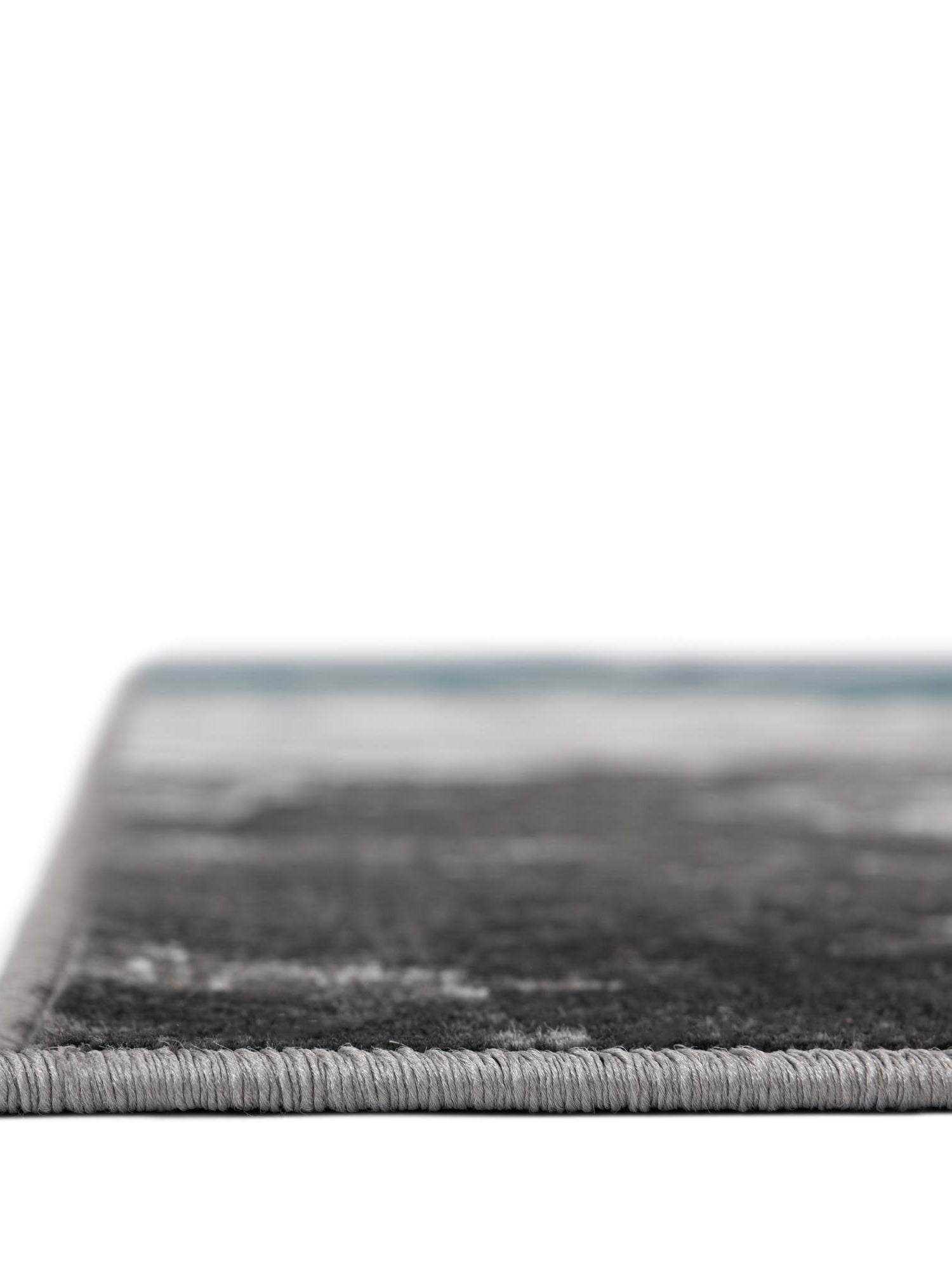 Gray 2' 7 x 10' Valencia Runner Area Rug Modern Abstract Durable Carpet for Living Room, Dining, Office, Bedrooms, Dorm Rooms for Sale at Rug Engine