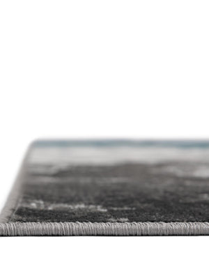 Gray 2' 7 x 10' Valencia Runner Area Rug Modern Abstract Durable Carpet for Living Room, Dining, Office, Bedrooms, Dorm Rooms for Sale at Rug Engine