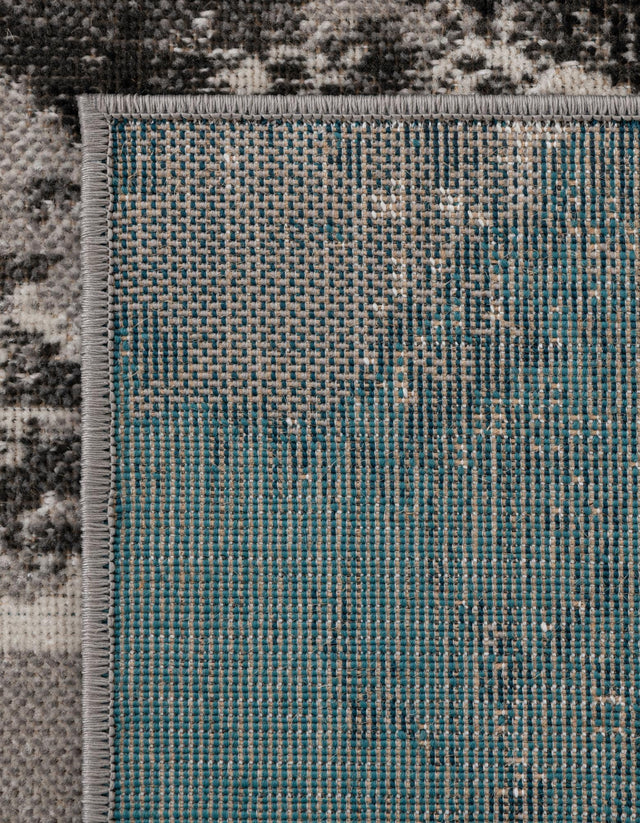 Gray 2' x 6' 1 Valencia Runner Area Rug Modern Abstract Durable Carpet for Living Room, Dining, Office, Bedrooms, Dorm Rooms for Sale at Rug Engine