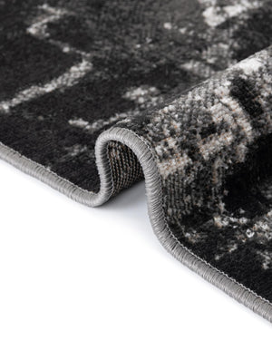 Gray 2' x 6' 1 Valencia Runner Area Rug Modern Abstract Durable Carpet for Living Room, Dining, Office, Bedrooms, Dorm Rooms for Sale at Rug Engine