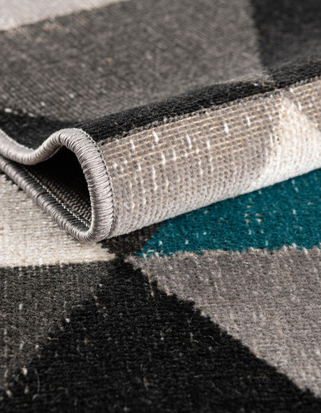 Gray 3' 3 x 5' 3 Valencia Rectangle Area Rug Modern Abstract Durable Carpet for Living Room, Dining, Office, Bedrooms, Dorm Rooms for Sale at Rug Engine