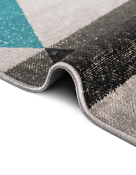 Gray 7' 10 x 10' Valencia Rectangle Area Rug Modern Abstract Durable Carpet for Living Room, Dining, Office, Bedrooms, Dorm Rooms for Sale at Rug Engine