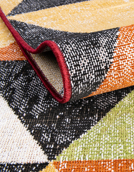 Multicolor 9' x 12' Valencia Rectangle Area Rug Modern Abstract Durable Carpet for Living Room, Dining, Office, Bedrooms, Dorm Rooms for Sale at Rug Engine