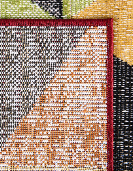 Multicolor 4' 1 x 6' 1 Valencia Rectangle Area Rug Modern Abstract Durable Carpet for Living Room, Dining, Office, Bedrooms, Dorm Rooms for Sale at Rug Engine