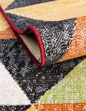 Multicolor 5' 3 x 5' 3 Valencia Round Area Rug Modern Abstract Durable Carpet for Living Room, Dining, Office, Bedrooms, Dorm Rooms for Sale at Rug Engine