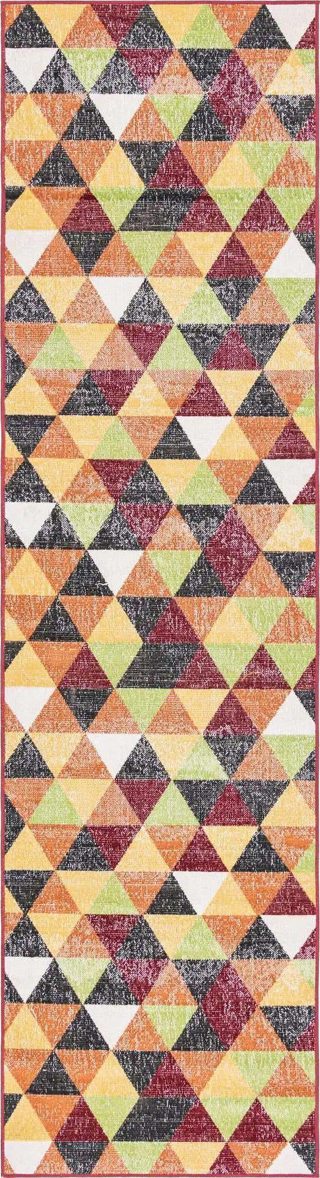 Multicolor 2' 7 x 10' Valencia Runner Area Rug Modern Abstract Durable Carpet for Living Room, Dining, Office, Bedrooms, Dorm Rooms for Sale at Rug Engine