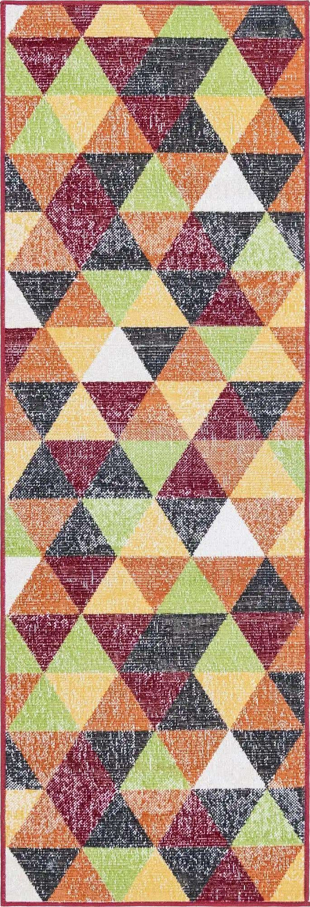 Multicolor 2' x 6' 1 Valencia Runner Area Rug Modern Abstract Durable Carpet for Living Room, Dining, Office, Bedrooms, Dorm Rooms for Sale at Rug Engine