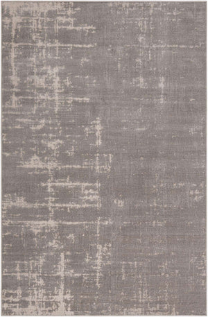Gray 5' 3 x 8' Valencia Rectangle Area Rug Modern Abstract Durable Carpet for Living Room, Dining, Office, Bedrooms, Dorm Rooms for Sale at Rug Engine