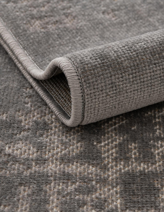Gray 5' 3 x 5' 3 Valencia Round Area Rug Modern Abstract Durable Carpet for Living Room, Dining, Office, Bedrooms, Dorm Rooms for Sale at Rug Engine
