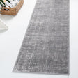 Gray 2' 7 x 10' Valencia Runner Area Rug Modern Abstract Durable Carpet for Living Room, Dining, Office, Bedrooms, Dorm Rooms for Sale at Rug Engine