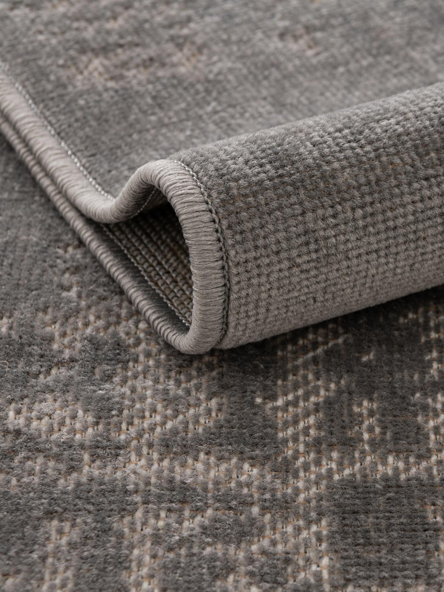 Gray 2' x 6' 1 Valencia Runner Area Rug Modern Abstract Durable Carpet for Living Room, Dining, Office, Bedrooms, Dorm Rooms for Sale at Rug Engine