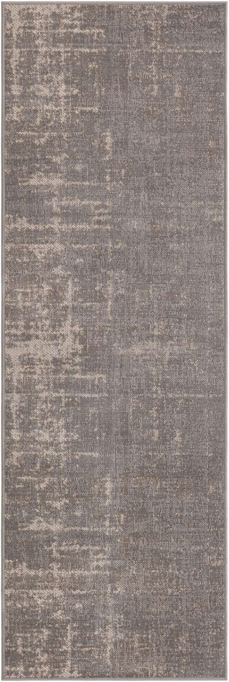 Gray 2' x 6' 1 Valencia Runner Area Rug Modern Abstract Durable Carpet for Living Room, Dining, Office, Bedrooms, Dorm Rooms for Sale at Rug Engine