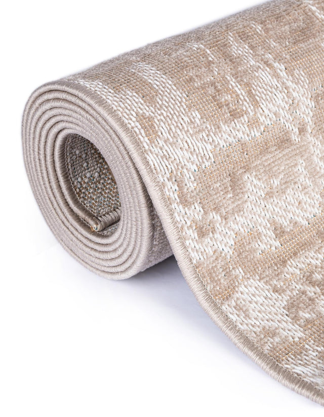 Ivory 5' 3 x 8' Valencia Rectangle Area Rug Modern Abstract Durable Carpet for Living Room, Dining, Office, Bedrooms, Dorm Rooms for Sale at Rug Engine