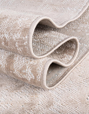 Ivory 5' 3 x 8' Valencia Rectangle Area Rug Modern Abstract Durable Carpet for Living Room, Dining, Office, Bedrooms, Dorm Rooms for Sale at Rug Engine