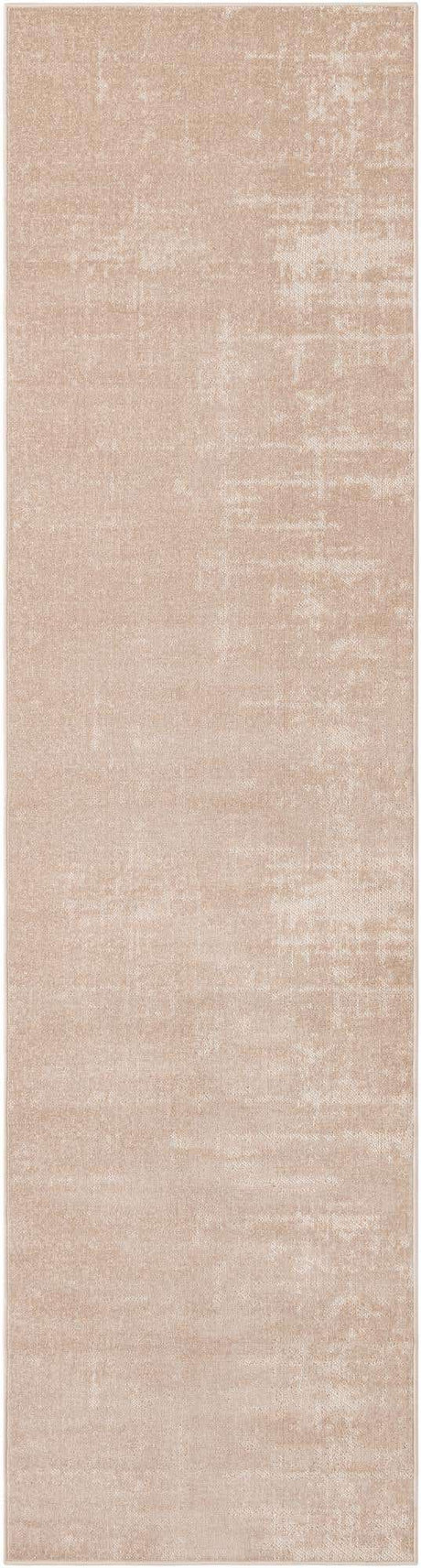 Ivory 2' 7 x 10' Valencia Runner Area Rug Modern Abstract Durable Carpet for Living Room, Dining, Office, Bedrooms, Dorm Rooms for Sale at Rug Engine