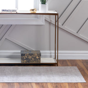 Ivory 2' 7 x 10' Valencia Runner Area Rug Modern Abstract Durable Carpet for Living Room, Dining, Office, Bedrooms, Dorm Rooms for Sale at Rug Engine