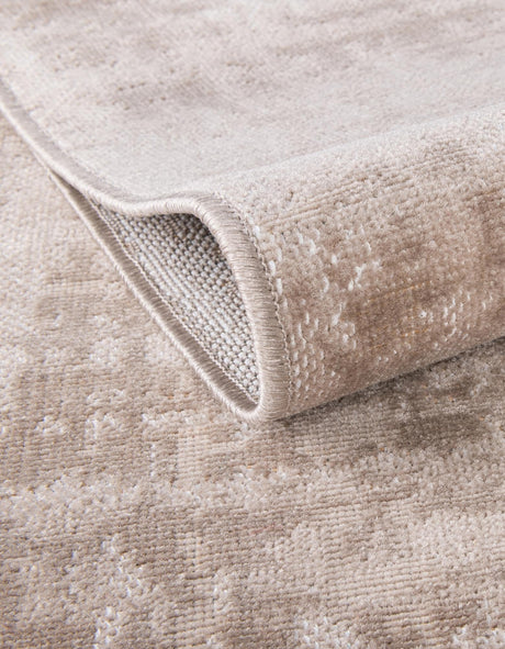 Ivory 2' x 6' 1 Valencia Runner Area Rug Modern Abstract Durable Carpet for Living Room, Dining, Office, Bedrooms, Dorm Rooms for Sale at Rug Engine