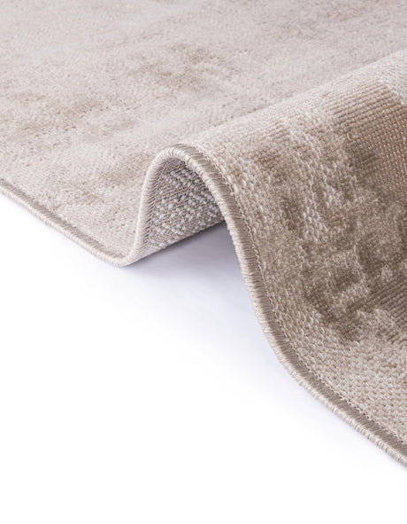 Ivory 2' x 6' 1 Valencia Runner Area Rug Modern Abstract Durable Carpet for Living Room, Dining, Office, Bedrooms, Dorm Rooms for Sale at Rug Engine