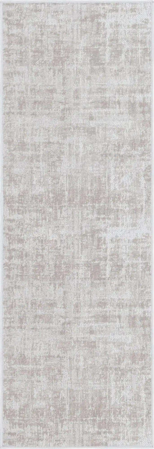 Ivory 2' x 6' 1 Valencia Runner Area Rug Modern Abstract Durable Carpet for Living Room, Dining, Office, Bedrooms, Dorm Rooms for Sale at Rug Engine