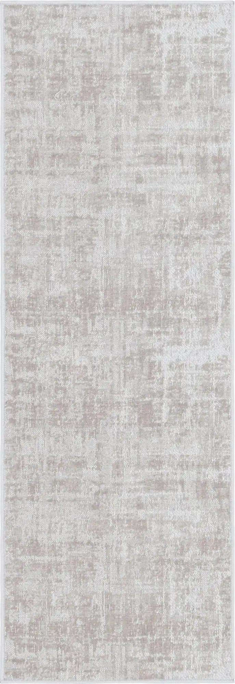 Ivory 2' x 6' 1 Valencia Runner Area Rug Modern Abstract Durable Carpet for Living Room, Dining, Office, Bedrooms, Dorm Rooms for Sale at Rug Engine