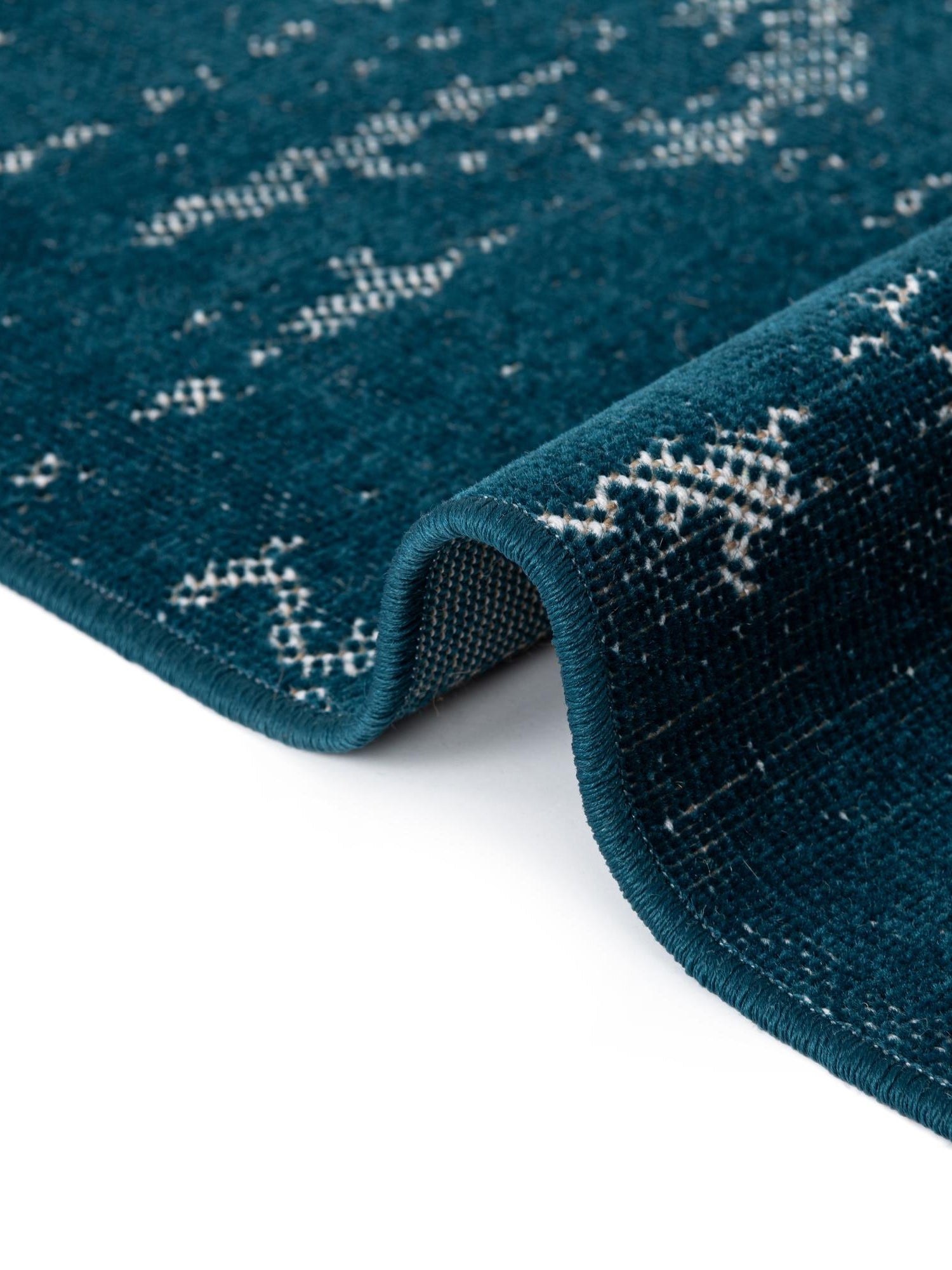 Blue 9' x 12' Valencia Rectangle Area Rug Modern Abstract Durable Carpet for Living Room, Dining, Office, Bedrooms, Dorm Rooms for Sale at Rug Engine