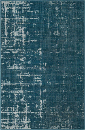 Blue 5' 3 x 8' Valencia Rectangle Area Rug Modern Abstract Durable Carpet for Living Room, Dining, Office, Bedrooms, Dorm Rooms for Sale at Rug Engine