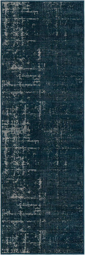 Blue 2' x 6' 1 Valencia Runner Area Rug Modern Abstract Durable Carpet for Living Room, Dining, Office, Bedrooms, Dorm Rooms for Sale at Rug Engine