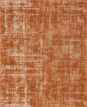 Orange 7' 10 x 10' Valencia Rectangle Area Rug Modern Abstract Durable Carpet for Living Room, Dining, Office, Bedrooms, Dorm Rooms for Sale at Rug Engine