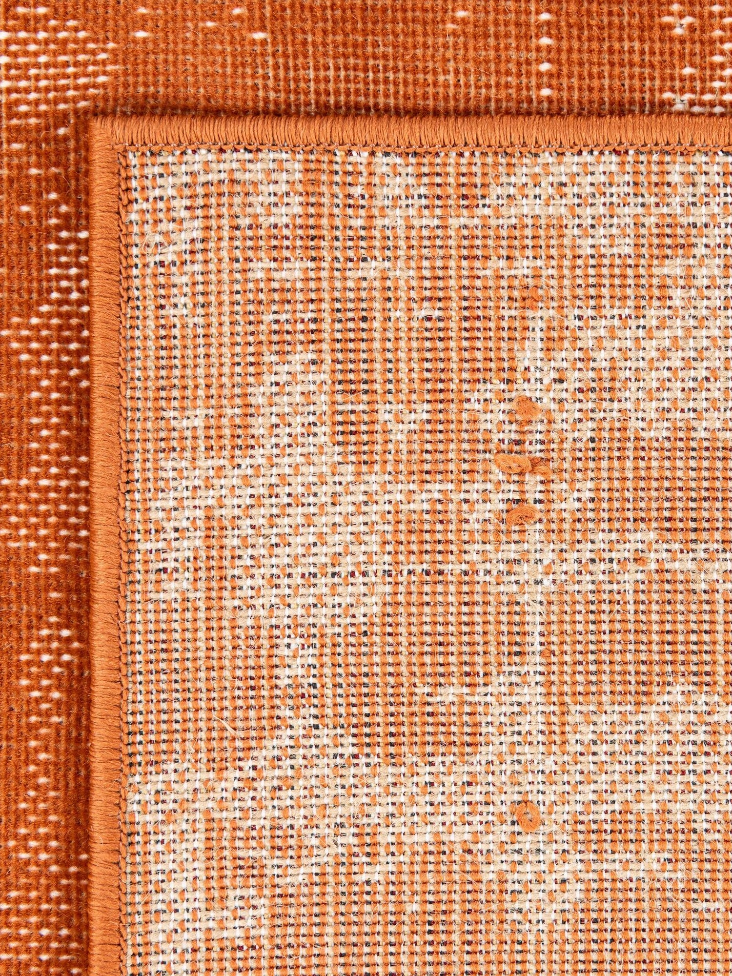 Orange 7' 10 x 10' Valencia Rectangle Area Rug Modern Abstract Durable Carpet for Living Room, Dining, Office, Bedrooms, Dorm Rooms for Sale at Rug Engine