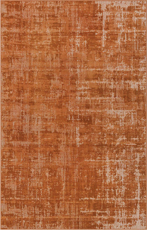 Orange 5' 3 x 8' Valencia Rectangle Area Rug Modern Abstract Durable Carpet for Living Room, Dining, Office, Bedrooms, Dorm Rooms for Sale at Rug Engine