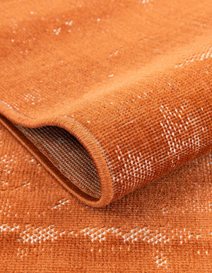 Orange 2' x 6' 1 Valencia Runner Area Rug Modern Abstract Durable Carpet for Living Room, Dining, Office, Bedrooms, Dorm Rooms for Sale at Rug Engine
