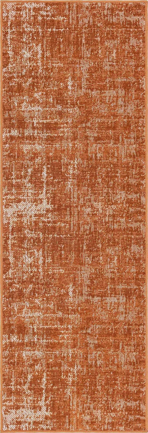 Orange 2' x 6' 1 Valencia Runner Area Rug Modern Abstract Durable Carpet for Living Room, Dining, Office, Bedrooms, Dorm Rooms for Sale at Rug Engine