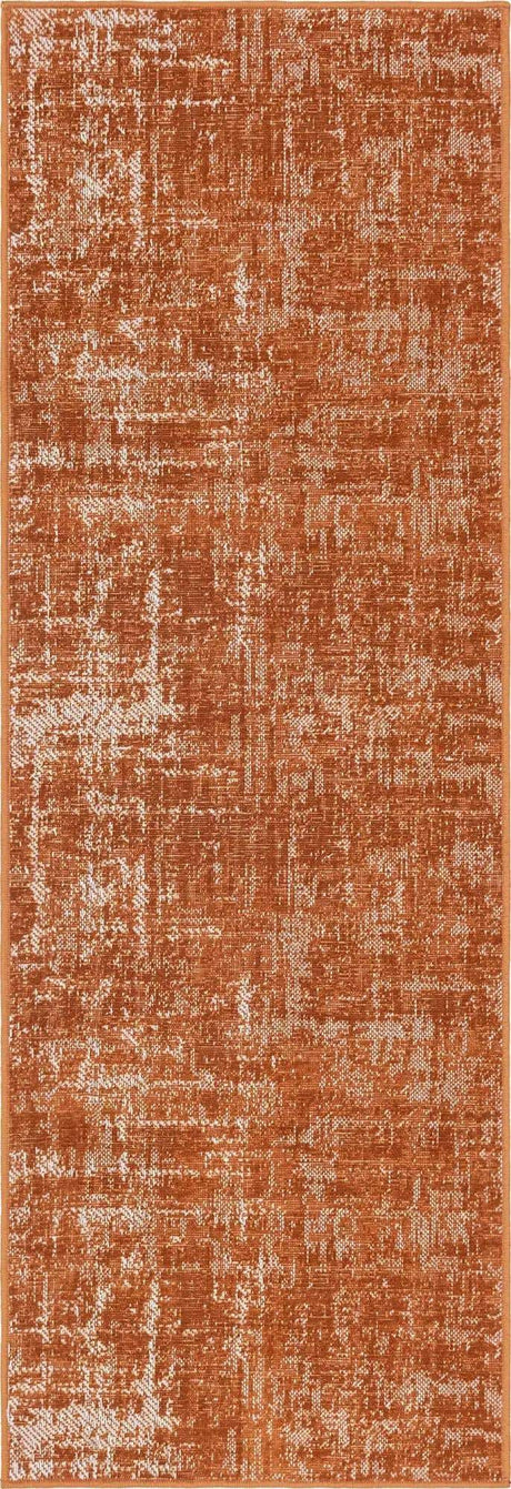 Orange 2' x 6' 1 Valencia Runner Area Rug Modern Abstract Durable Carpet for Living Room, Dining, Office, Bedrooms, Dorm Rooms for Sale at Rug Engine