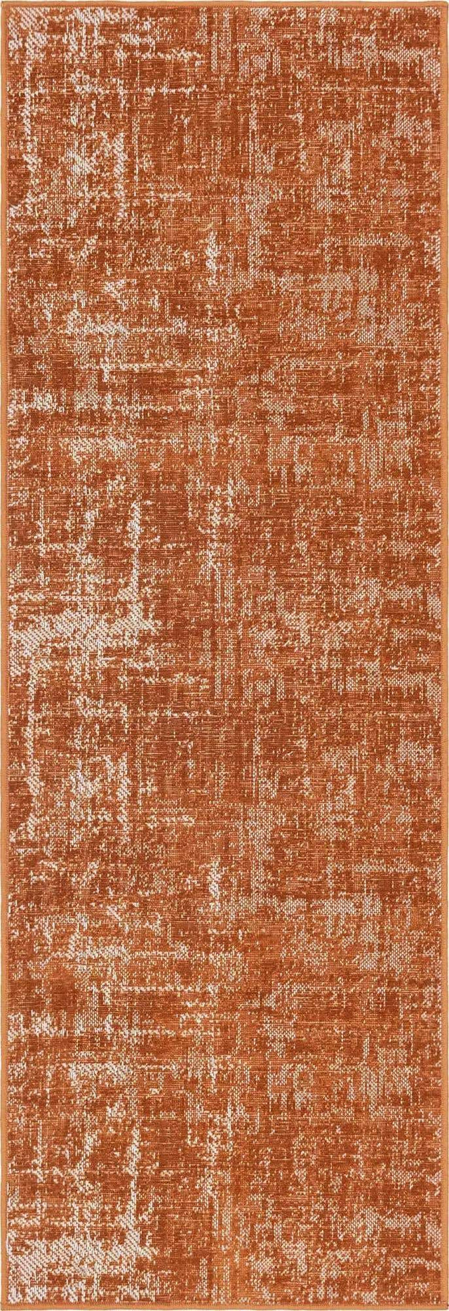 Orange 2' x 6' 1 Valencia Runner Area Rug Modern Abstract Durable Carpet for Living Room, Dining, Office, Bedrooms, Dorm Rooms for Sale at Rug Engine