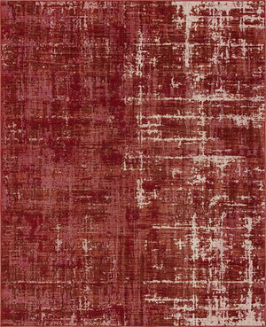 Red 7' 10 x 10' Valencia Rectangle Area Rug Modern Abstract Durable Carpet for Living Room, Dining, Office, Bedrooms, Dorm Rooms for Sale at Rug Engine