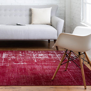 Red 9' x 12' Valencia Rectangle Area Rug Modern Abstract Durable Carpet for Living Room, Dining, Office, Bedrooms, Dorm Rooms for Sale at Rug Engine