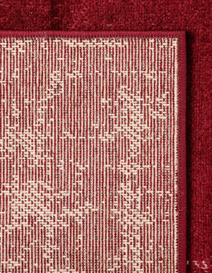 Red 7' 10 x 10' Valencia Rectangle Area Rug Modern Abstract Durable Carpet for Living Room, Dining, Office, Bedrooms, Dorm Rooms for Sale at Rug Engine