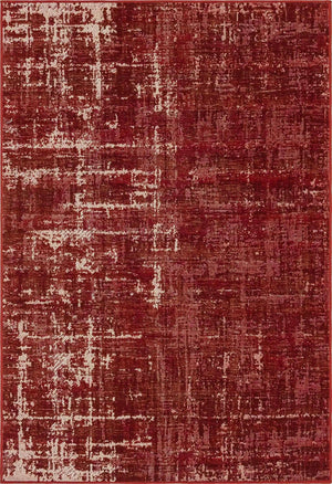 Red 4' 1 x 6' 1 Valencia Rectangle Area Rug Modern Abstract Durable Carpet for Living Room, Dining, Office, Bedrooms, Dorm Rooms for Sale at Rug Engine