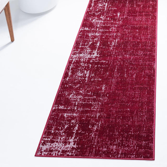 Red 2' x 6' 1 Valencia Runner Area Rug Modern Abstract Durable Carpet for Living Room, Dining, Office, Bedrooms, Dorm Rooms for Sale at Rug Engine