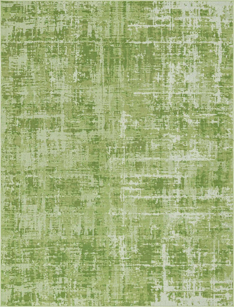 Green 9' x 12' Valencia Rectangle Area Rug Modern Abstract Durable Carpet for Living Room, Dining, Office, Bedrooms, Dorm Rooms for Sale at Rug Engine