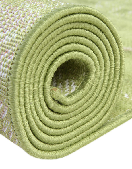 Green 5' 3 x 8' Valencia Rectangle Area Rug Modern Abstract Durable Carpet for Living Room, Dining, Office, Bedrooms, Dorm Rooms for Sale at Rug Engine