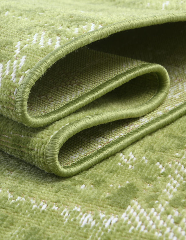 Green 5' 3 x 8' Valencia Rectangle Area Rug Modern Abstract Durable Carpet for Living Room, Dining, Office, Bedrooms, Dorm Rooms for Sale at Rug Engine